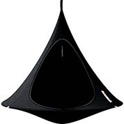 Suspended Hammock - Double Cacoon - Black